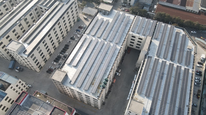 并網(wǎng)太陽(yáng)能系統(tǒng) 650KW